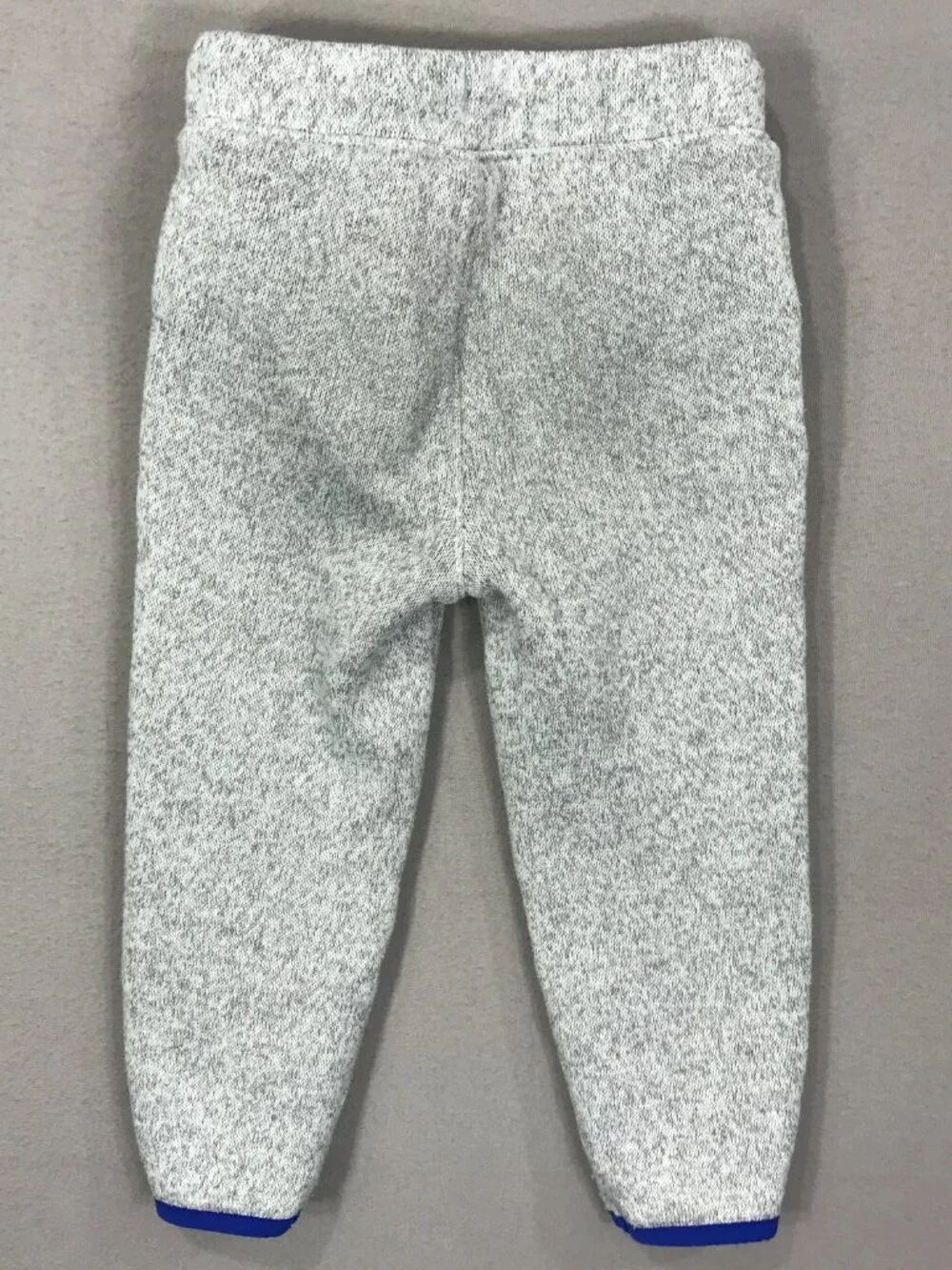 Old Navy Joggers Boy's 3T Gray Blue Pull On Sweat Pants Drawstring Active Pocket